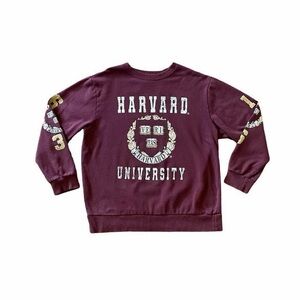 Vintage Harvard University Crest Crewneck Sweatshirt - Size M